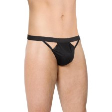Стринги мужские SoftLine Collection, с вырезами по бокам, цвет чёрный, размер OS