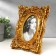 Photo frame Polystone 10x15 cm "Royal pattern" gold 24.5x20 cm
