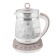 Teapot Maunfeld MGK-615BG, glass, 1.5 l, 2200 watts, white