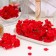 Flowers sakura are soap red, set 50 pcs