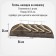 A set of horn covers for a hanger, 4 pcs, brown color