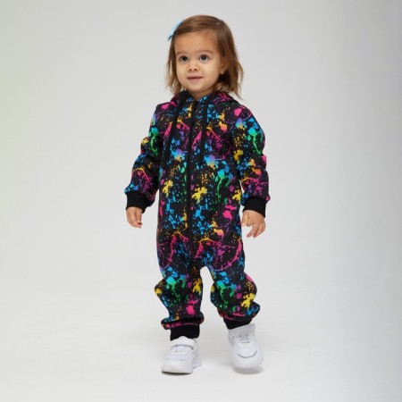 Combineson children, black/pink color, height 68 cm