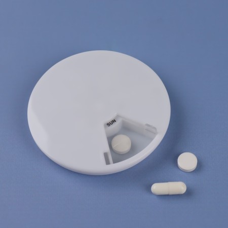 Piliary man "BE Well", d = 9 × 1.2 cm, 7 sections, white color-1
