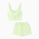 Female pajamas (top and shorts) KAFTAN Lime Series R. 40-42