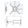Kromax DIX-18 Black 22 22 "-55" Max.40kg Black Black Black Turn and Tilt 1029515