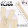 Lightning "Tractor", No. 5, detachable, castle machine, 90 cm, ivory color