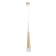 Bayerlux suspension lamp Bayerlux "Amadeus" LED 6W 4000k gold 5.3x5.3x43-243cm