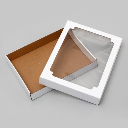 Box the team, cover is, with a window, white, 26 x 21 x 4 cm-4