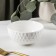 Porcelain shade “Estete. Gerda ", 300 ml, d = 11.5 cm, white color