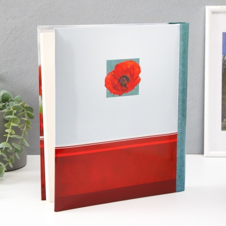 Photo album magnetic 23x28 cm. 30 sheets, "Flowers"-1