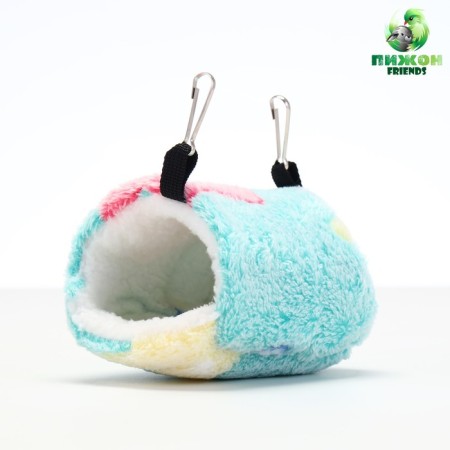 House for rodents, "stars" blue fleece