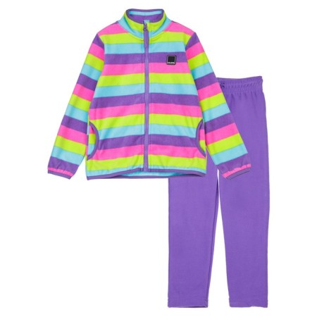 Set for girls: sweatshirt, trousers, height 110 cm-4