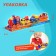 Railway "Fun train", magnetic coupling, works from batteries