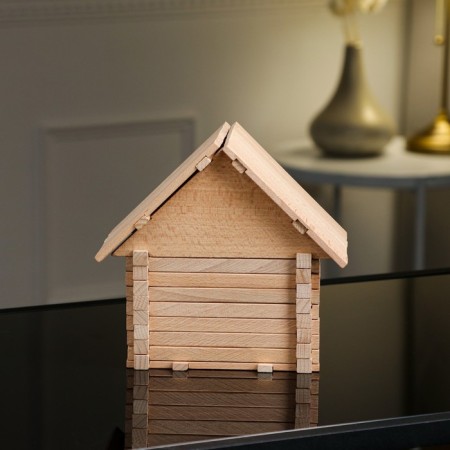 Wooden constructor "Controversy House", 3 in 1, 146 details, an array of beech-5