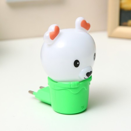 Nightlight "Bear in the basket" 1W 6x6x10 cm Risalux-3