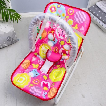 Swear-rocking chair for newborns "Flowers", game arc, removable toys mix-9