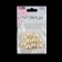 A set of buttons on the leg, d = 15 mm, 10 pcs, pearl/gold color