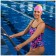 TwinTop swimming cap, silicone, girth 54-60 cm, Mix color