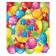 The single tablecloth "Congratulations", balls, 137x180 cm, universal