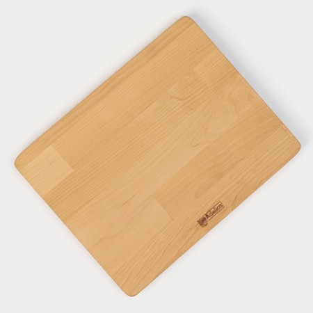 Board-board for feeding the steak ADELICA, 28 × 22 × 1.8 cm, birch-9