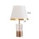 Pauline table "Paulina" 1x40W E27 1x5W LED gold 25x25x43cm