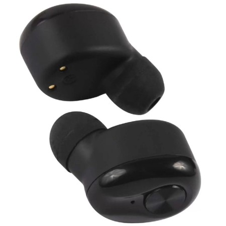 Wireless headphones Lenovo HT18, TWS, vacuum, microphone, BT 5.0, 40/1000 mAh, black-1