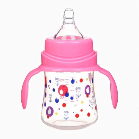 Feeding bottle Ø50mm shg, +0x., 150ml, pink color-2