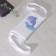 Body washcloth cotton shade "Dolphin", 10.5 × 25 cm