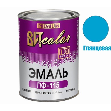 Enamel Witcolor PF-115 Blue GOST 0.8kg-1