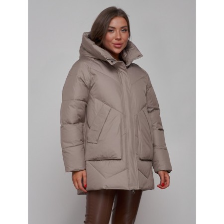 Winter jacket, size 56, light brown color-9