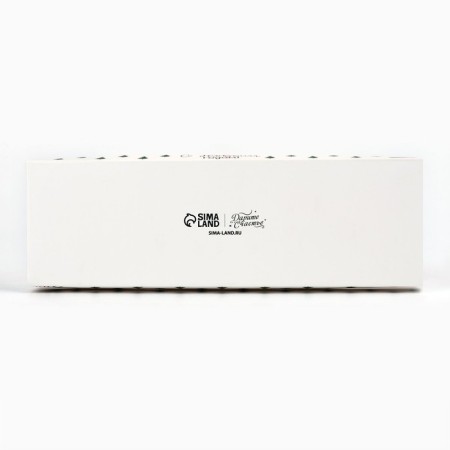 Box for Musser cakes “Happy New Year”, Christmas trees, 27 x 8.6 x 6.5 cm, New Year-4