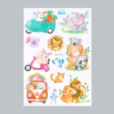 Plastic sticker multi -layer 