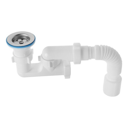 Siphon for shower pallet "Ani Plast" Varangian VE215, 1 1/2 "x 40 mm, with a corrugation 40/50 mm