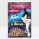 Wet feed Felix Sensations for cats, duck/spinach in jelly, 75 g