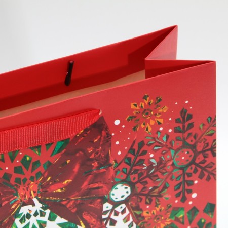 Laminated vertical “Good Winter”, M 26 x 30 x 9 cm, New Year-5