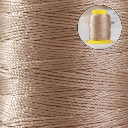 Shoe threads, 500D/3, 183 m, gray-beige color-1