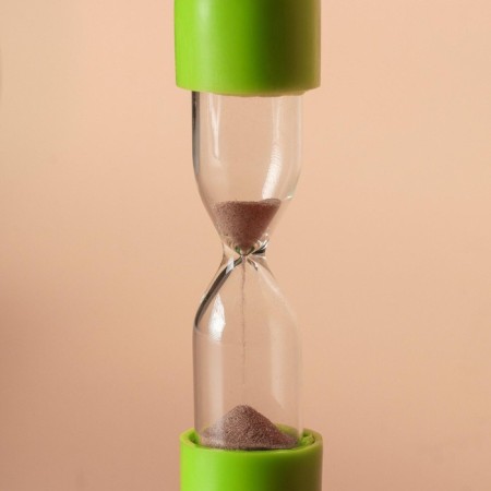 Sanding clock desktop for 5 minutes, H -12 cm, D - 4.4 cm, package package, mix-7