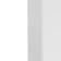 Bath screen "premium a", 168 cm, white color