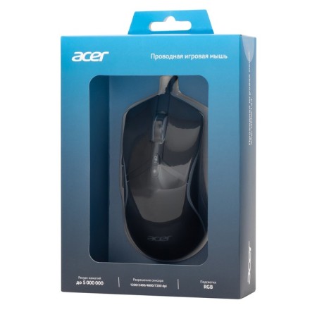 Acer OMW144 Black Optical Mouse (3200DPI) USB (7but)-9