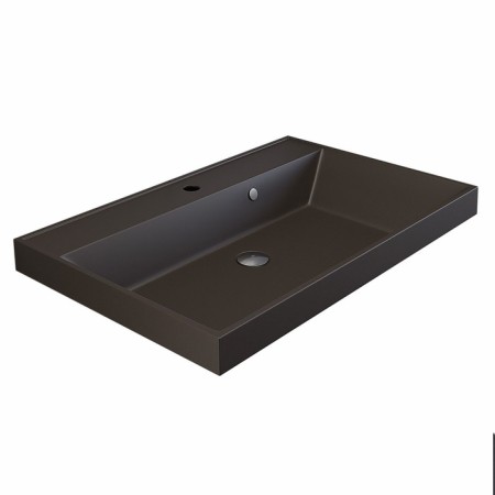 Sink uperwood Classic quartz 70 cm, quartz, brown matte, truffle-5