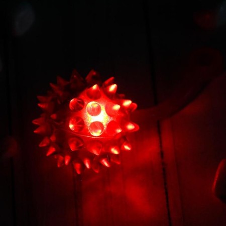 Ball "Hedgehog", light, 4.5 cm, Mix color-3