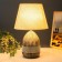 Robel table lamp E27 40W brown 25x25x39 cm Risalux