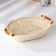 Basket with handles, 16 × 23 × 5 cm, rattan