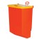 Bunker feeder for rabbits, plastic, with a lid