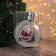 Christmas ball "Santa Claus", batteries, 5 LED, glow warm white