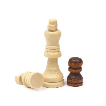 Board game 3 in 1 "Patterns": backgammon, checkers, chess, 29 x 29 cm-4