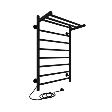 The electric heated tower "Sanprise" Aurora P8, 500x800 mm, left, black-7