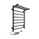 The electric heated tower "Sanprise" Aurora P8, 500x800 mm, left, black