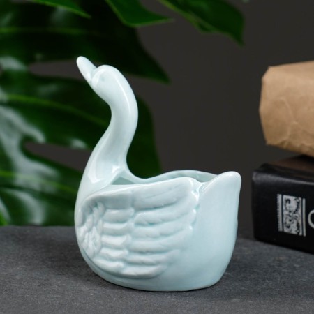 Swans pot of 9x5x7cm, mix-8