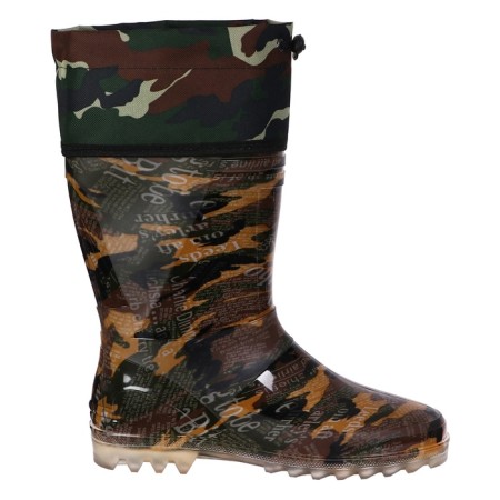 Men's boots S-10RUM, PVC, insulated, camouflage mix, size 41 (262)-4